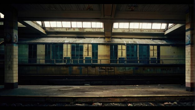 abandoned train station