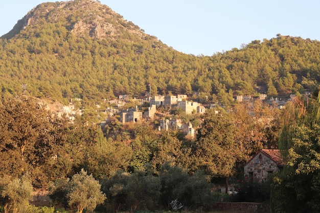 Abandoned village in Turkey Fethiye Kayakoy