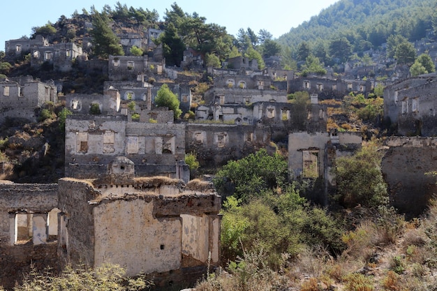 Abandoned village in Turkey Fethiye Kayakoy