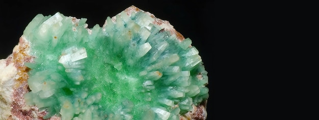 アベルナチイトは低鍵の隔離物のグラディエントの背景にある珍しい貴重な天然地質学的石です