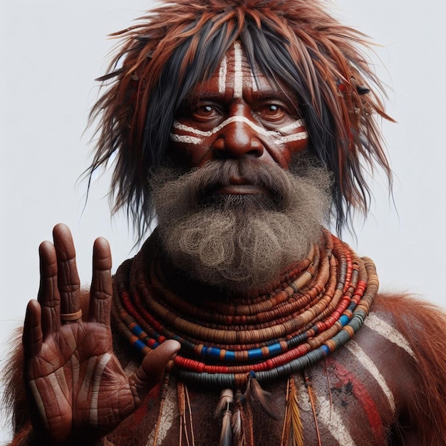 Photo aborigines face