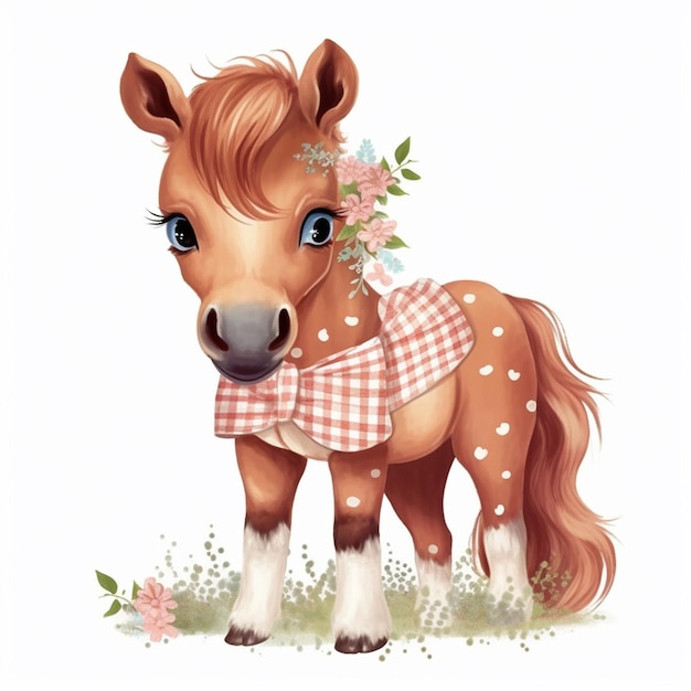 About Cute Baby Horse Sublimation Clipart