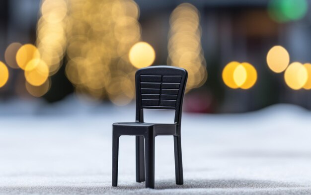 An Absent Presence The Haunting Image of an Empty Chair on Christmas