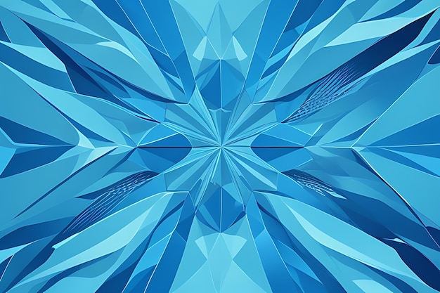Foto absolute realiteit v16 oceanic blue polygonal harmony