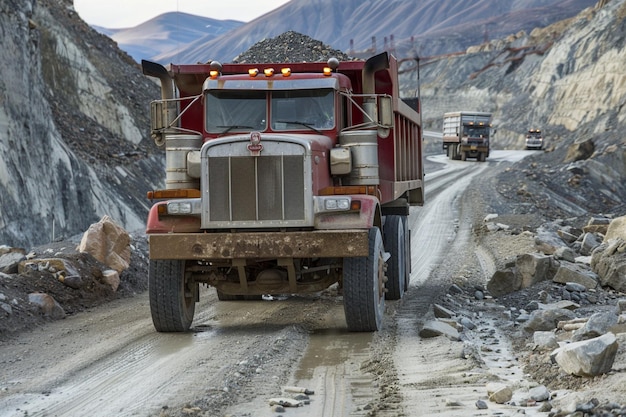 Photo absorb the transformative energy of trucks transpo generative ai