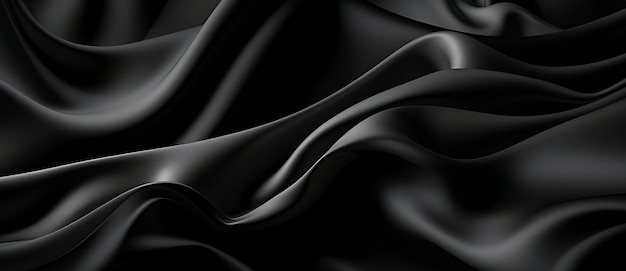 Abstarct Black luxury Satin background