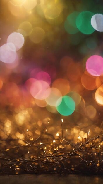 Photo abstrack bokeh light background