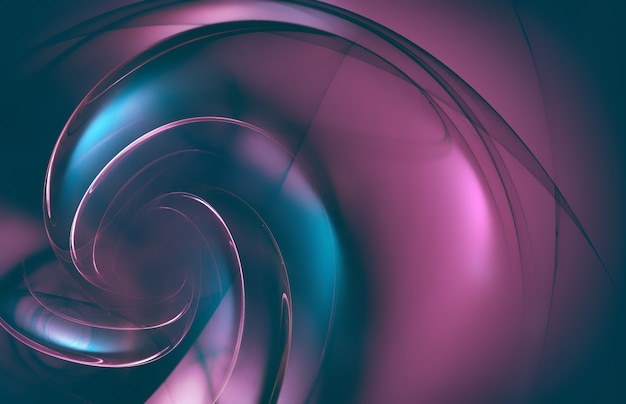 Abstract 3D background with smooth lines.