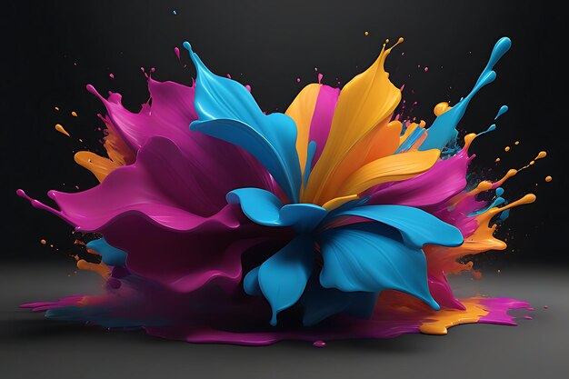 abstract 3d colorful background