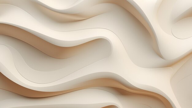 Abstract 3D Creamy Background