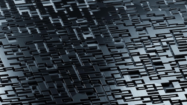 abstract 3d design background with gpu cpu technology pattern of lines circuit board texture3d render of concept data visualization collection processing and analysis information