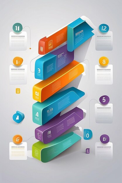 Photo abstract 3d digital illustration infographic vector illustration can be used for workflow layout diagram number options web design