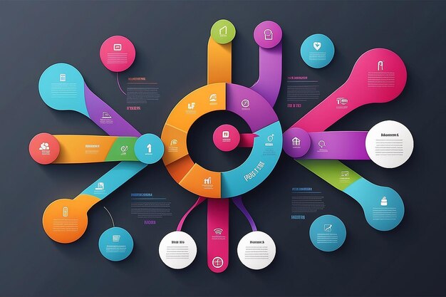 Foto abstract 3d digitale illustratie infographic vector illustratie kan worden gebruikt voor workflow lay-out diagram nummer opties webontwerp