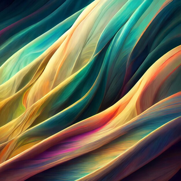 Abstract 3D effect gradient Shapes