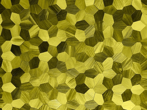 Abstract 3d geometric background design Citron Yellow Color