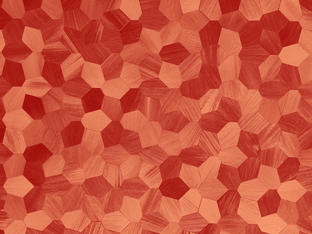 Abstract 3d geometric background design Hardlight Venetian Red Color