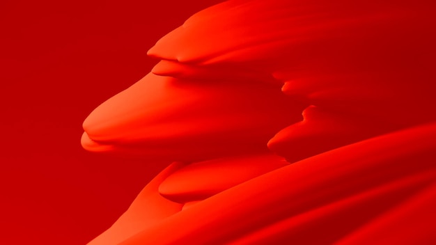 Фото Абстрактный 3d геометрический дизайн фона светлый венецианский красный цвет