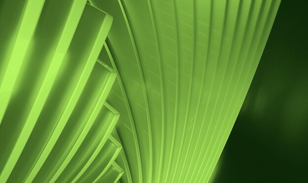 Photo abstract 3d geometric background design maximum green color