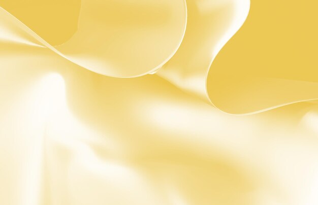 Photo abstract 3d geometric background design soft calming yellow color