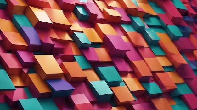 Abstract 3d geometric polygon facet background mosaic made by edgy triangles
