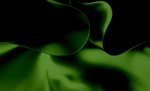 Abstract 3d geometrisch achtergrondontwerp Donkere maximale groene kleur