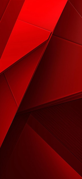 Abstract 3d geometry black red line dark red background