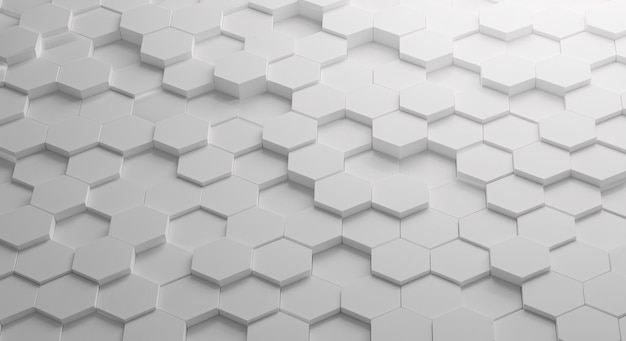 abstract 3d hexagonal pattern background