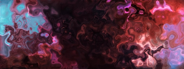 Абстрактная 3d иллюстрация красочный синий фиолетовый красный градиент эффект турбулентности гипнотизер психоделический фон. 3d рендеринг абстрактной иллюзии креативной концепции шаблона веб-баннера.