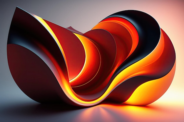 Abstract 3D Light Background