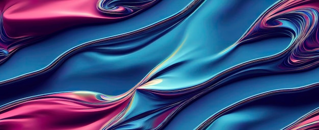 Abstract 3D Liquid Wallpaper