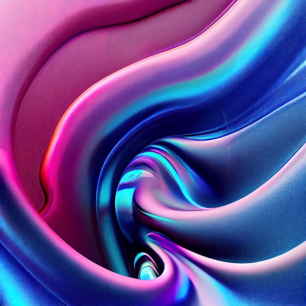 Abstract 3D Liquid Wallpaper