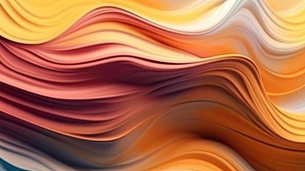 Abstract 3d metal background waves colorful background gradient texture background 3d metal liquid