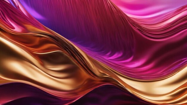 Abstract 3d metal background waves colorful background gradient texture background 3d metal liquid