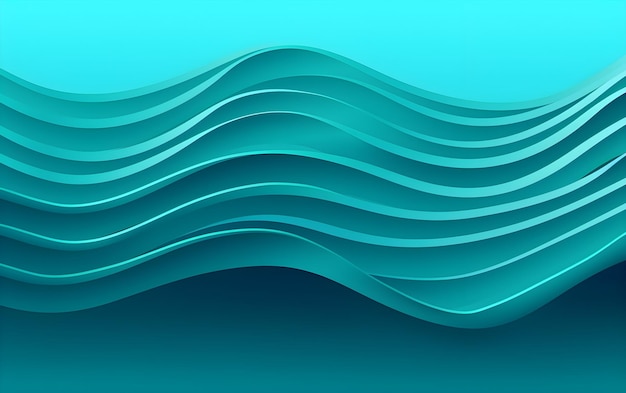 Abstract 3d paper cut waves background Vector illustration for your design