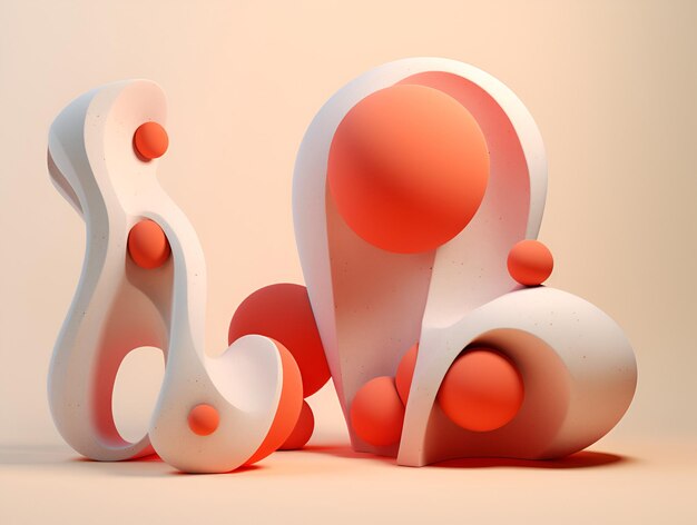 ABSTRACT 3D RENDER VORMEDESIGN