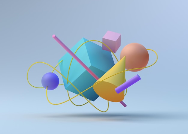 アブストラクト 3D レンダリング