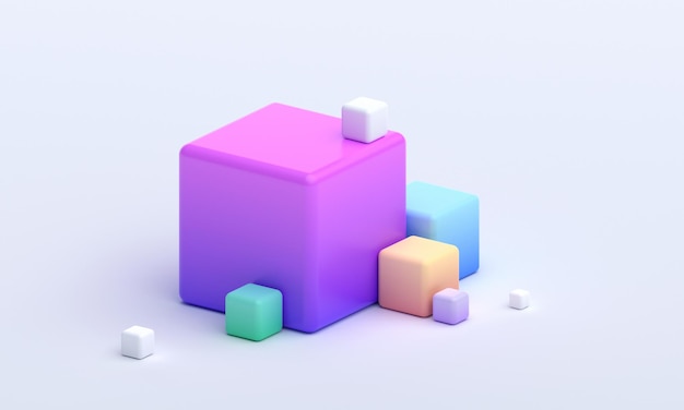 abstract 3d render