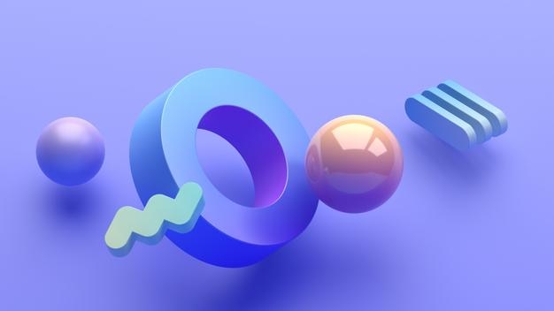 アブストラクト 3D レンダリング