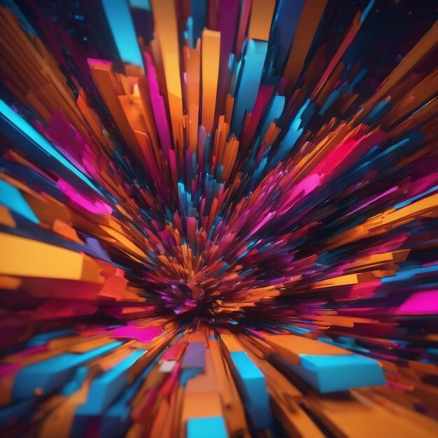 Abstract 3d render