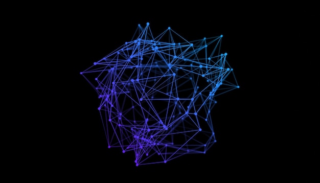 現代の背景の抽象的な3Dレンダリング