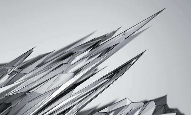 Abstract 3D Rendering of Polygonal Shape