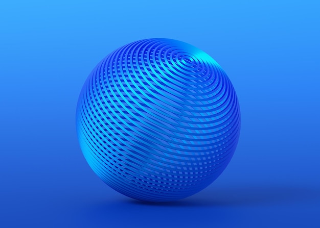 Foto abstract 3d-rendering van bollen