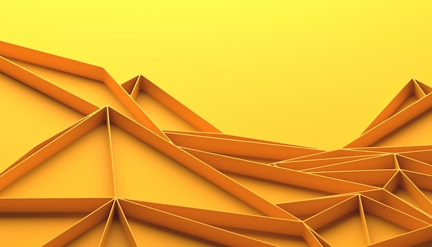 Abstract 3D-rendering