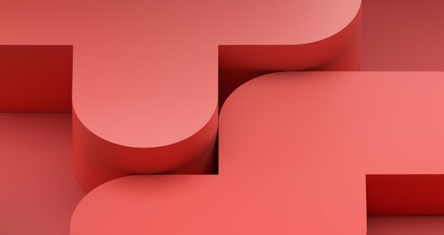 Abstract 3D-rendering