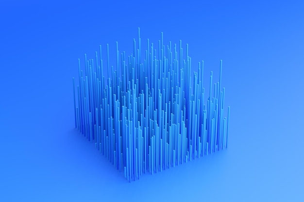 Abstract 3D-rendering