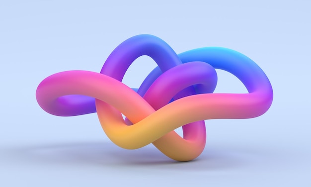 Abstract 3D-rendering