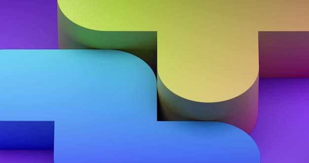 Abstract 3D-rendering