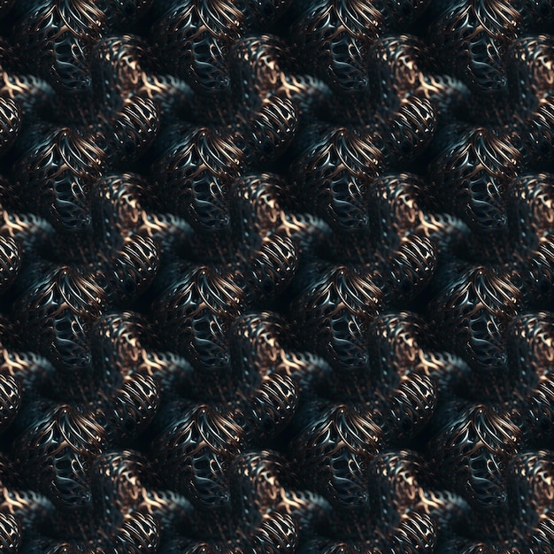 Abstract 3D Seamless Pattern