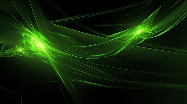 Abstract 3D Shapes Background with Neon Lights