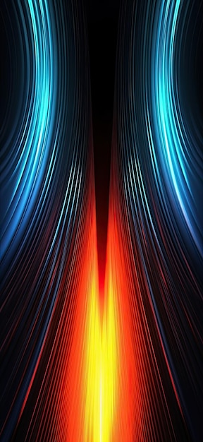 Abstract 3D Wave Background for Business technology wallpaper Generative AI